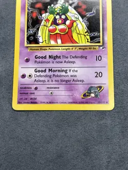 Pokemon TCG Sabrina's Jynx Gym Heroes Card 59/132 Unlimited - Image 3