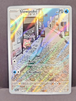 Pokemon TCG Slowpoke 204/198 Illustration Rare Scarlet Violet 2023 - Image 1