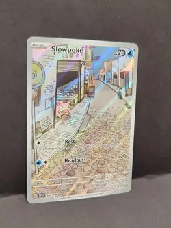 Pokemon TCG Slowpoke 204/198 Illustration Rare Scarlet Violet 2023 - Image 3