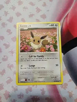 Eevee - 62/100 - Common Pokemon TCG D&P Majestic Dawn LP - Image 1