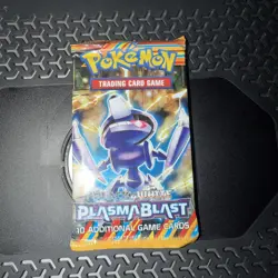 Sealed Pokemon Blk And Wht Plasma Blast Booster Pack - 10 Cards Genesect - Image 1