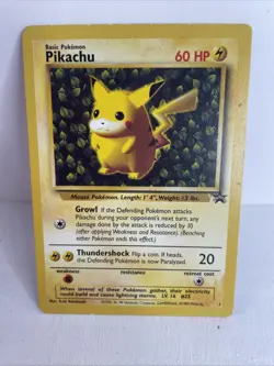 Pokemon TCG Pikachu Wizards Black Star Promos Regular Rare - Image 1