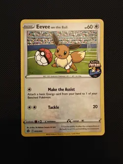 Pokemon Card - Eevee On The Ball 002/005 - Futsal Promo - Near Mint {224} - Image 1