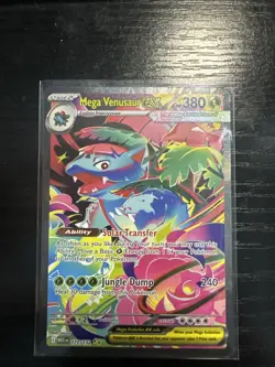MEGA VENUSAUR EX 2025 Pokemon Mega Evolution #177/132 Special Illustration Rare - Image 1