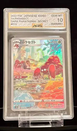 CHR Secret Rare 072/071 Japanese Pokemon Card Parasect AGS 10 - Image 1