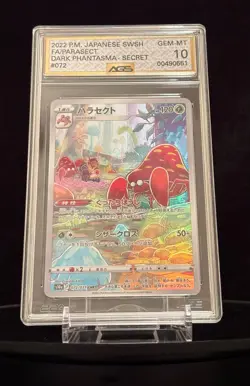 CHR Secret Rare 072/071 Japanese Pokemon Card Parasect AGS 10 - Image 3