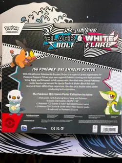 Pokemon TCG: Black Bolt & White Flare Unova Poster Collection - IN HAND - Image 4