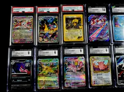 Pokemon Graded Card Lot Of 14 PSA & CGC Slabs - Image 2