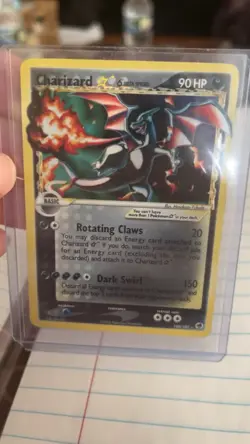 2006 Pokemon EX Dragon Frontiers Charizard Gold Star 100/101 Rare Holo - Image 5