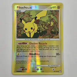 Pokemon Pikachu 94/123 Reverse Holo Mysterious Treasures Electro Recycle - Image 4