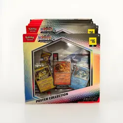 *NEW* Pokemon Prismatic Evolutions Poster Collection Sealed Box Case - Lot of 6 - Image 2