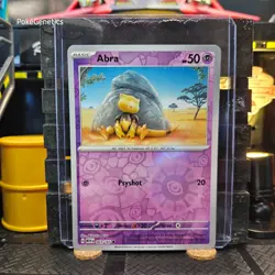 Abra 151 Reverse Holo Pokemon TCG 063/165 Scarlet & Violet Common - Image 1