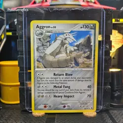 Aggron Rising Rivals Pokemon TCG 14/111 Platinum Rare - Image 1