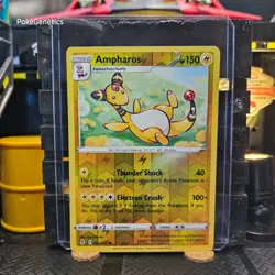 Ampharos Evolving Skies Reverse Holo Pokemon TCG 056/203 Sword & Shield Rare - Image 1