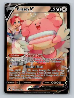 Pokemon SWSH12: Silver Tempest Trainer Gallery #TG22/TG30 Blissey V - Image 1