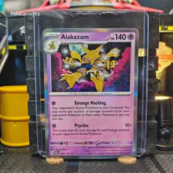 Alakazam Twilight Masquerade Holo Pokemon TCG 082/167 Scarlet & Violet Rare - Image 1