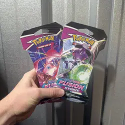 Pokemon TCG Fusion Strike Sleeved Booster Pack – Sealed – Random Artwork - Image 1