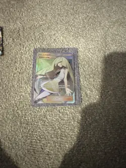 Lusamine Sun & Moon Crimson Invasion Full Art Trainer Card 110/111 Rare Pokemon - Image 1