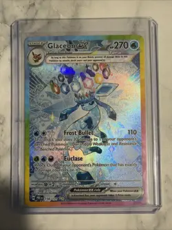 Pokemon TCG Glaceon EX Prismatic Evolutions 150/131 Special Illustration Rare - Image 1