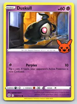 Duskull Promo Pokemon Stamped Halloween Trick or Trade 060/172 NM - Image 1