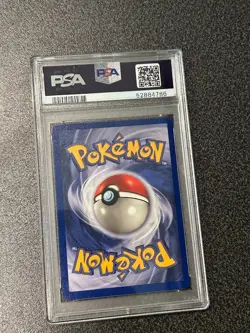 1999 POKEMON BASE SET UNLIMITED #10 MEWTWO-HOLO PSA 8 - Image 2