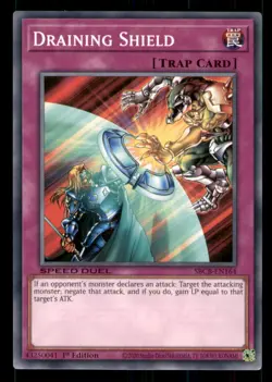 Draining Shield Speed Duel: Battle City Box #SBCB-EN164 LP - Image 1