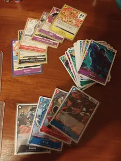 ONE PIECE LOT - 42 cards - One Piece TCG Foil Monkey.D.Luffy ST01-001 & MORE - Image 3