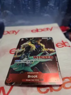 Brook ST01 011 C WINNER Promotional Tournament English HOLO One Piece Card Game - Image 2