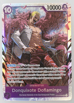 2026 One Piece Donquixote Doflamingo Foil The Azure Sea’s Seven OP14-069 - Image 1