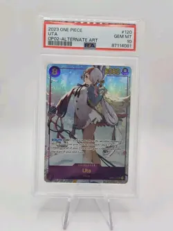 One Piece Uta Secret Rare ALT ART OP02-120 Paramount War English PSA 10 Gem Mint - Image 1