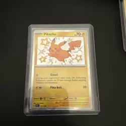 Pokemon TCG Paldean Fates Baby Shiny Pikachu 131/091 Rare Holo NM/Mint - Image 1