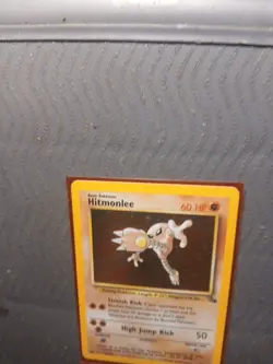 Hitmonlee - 7/62 [Fossil] Pokemon TCG - HOLO RARE - Vintage - LP - Image 5
