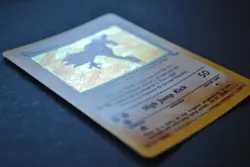 Hitmonlee #7 / 62 Fossil Holo - LP - Pokemon 1999 TCG WOTC Vintage - Image 4