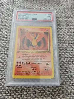 1999 Pokemon Fossil 1st Edition Hitmonlee Holo #7/62 PSA 9 MINT Original. - Image 5