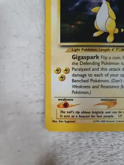 Ampharos Neo Genesis Holo Pokemon TCG Card 1/111 Vintage Holographic - Image 5