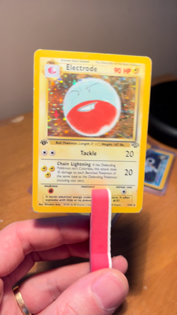 Electrode - 2/64 - Pokemon Jungle 1st Edition Holo Rare Card WOTC MP - Image 2