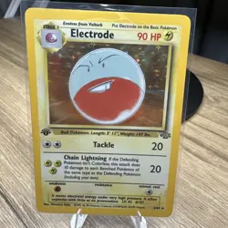 Electrode 2/64 Jungle 1st Edition Holo Rare Pokemon Card LP - Image 1