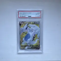 2022 Pokemon Sword & Shield Silver Tempest Full Art Lugia V #185 PSA 10 GEM MINT - Image 1
