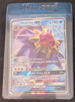 Pokemon TCG Starmie GX Sun & Moon Hidden Fates 14/68 Ultra Holo Rare Card NM-M - Image 1
