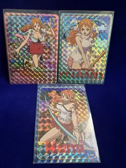 One Piece Holographic Stickers Cards Nami - Image 1