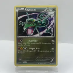 Rayquaza XY141 Pokemon Dragon Promo Card (LP) - Image 1