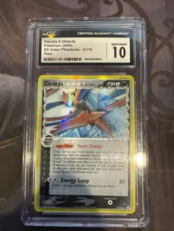 Deoxys Delta Species Attack Holo Card 3/110 Holon Phantoms CGC 10 - Image 1
