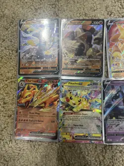 Pokemon TCG LOT of ULTRA RARE FULL ART EX V 10 cards NEAR MINT - Image 2