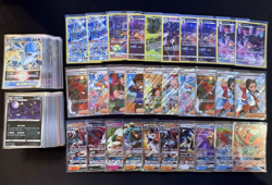 Lot of 150 Pokemon Cards V/VMAX/EX/Full Art/GX/Trainer/Holos Modern Collection - Image 1