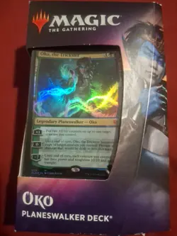 Magic: The Gathering Throne of Eldraine Oko, The Trickster Planeswalker Deck - Image 1
