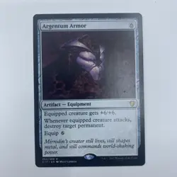 MTG Argentum Armor C17 LP Artifact Equipment Destroy Effect EDH Finisher - Image 1