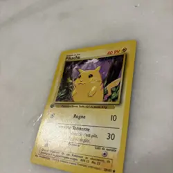FRENCH Pikachu Base Set #058/102 1st Edition Common Pokemon Card R2-254 - Image 2