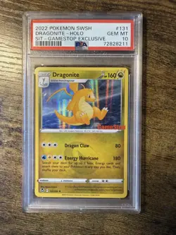 Dragonite 131/195 PSA 10 GameStop Exclusive Stamp Pokemon Slab - Image 1