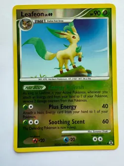 Leafeon Reverse Holo Pokemon Platinum Rising Rivals #45 2009 - Excellent - Image 1