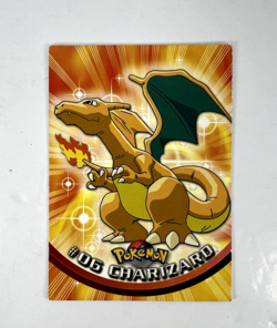 Pokemon TV Animation #06 Charizard Series 1 Topps Blue Logo 1st Edition - Image 1